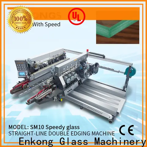 Enkong modularise design glass double edging machine suppliers for photovoltaic panel processing 1
