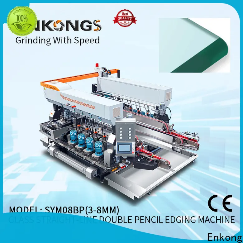 Enkong Top glass double edging machine suppliers for round edge processing 1