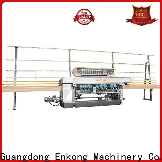 Enkong xm351a small glass beveling machine suppliers for glass processing 1
