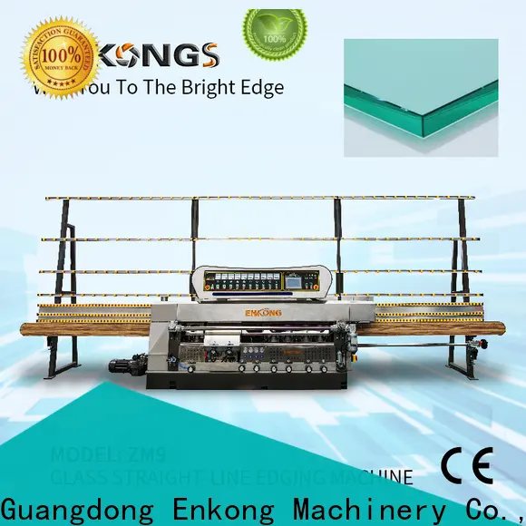 Latest glass straight line edging machine zm7y factory for round edge processing 1