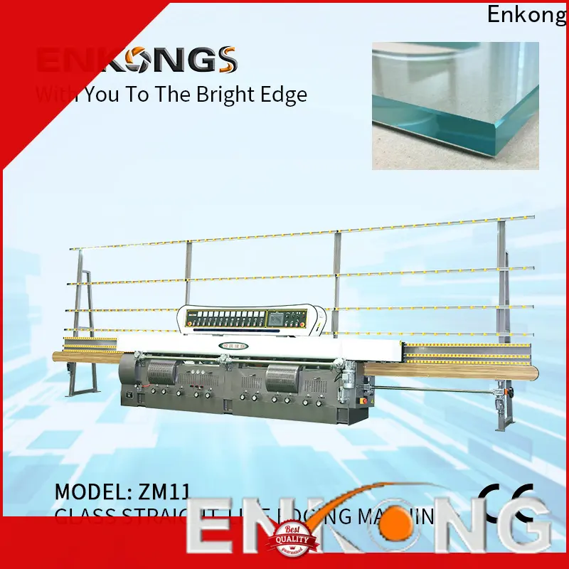 Enkong zm9 glass straight line edging machine price for business for photovoltaic panel processing 1