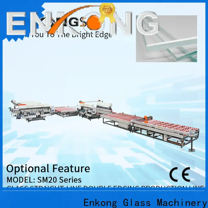 Enkong SM 22 double edger supply for photovoltaic panel processing 1