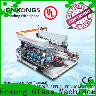 New glass double edger straight-line manufacturers for round edge processing 1