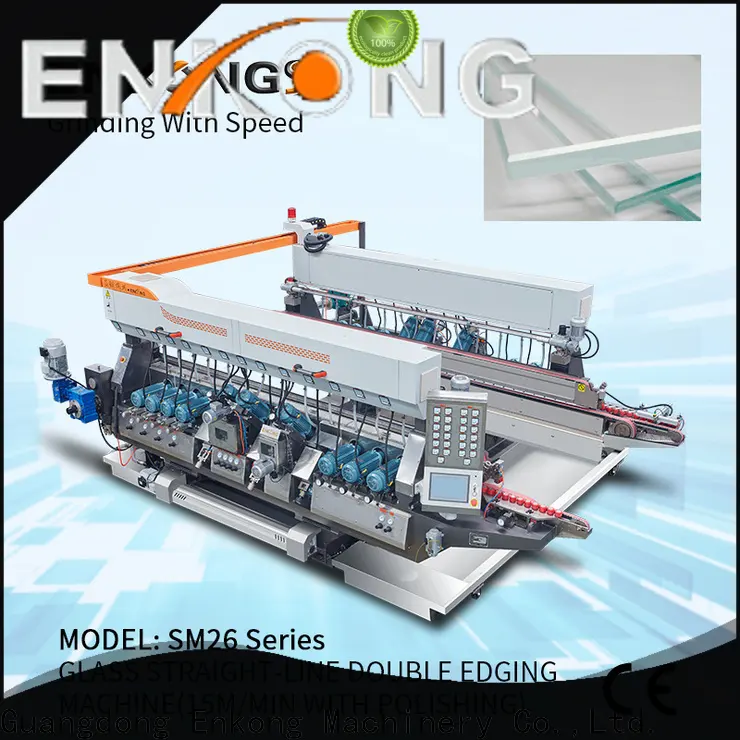 Latest glass double edger machine SM 26 supply for household appliances 1