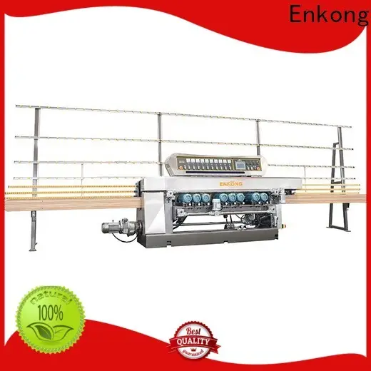 Enkong 10 spindles glass beveling machine suppliers for polishing 1