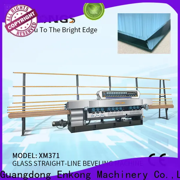 Enkong xm351 glass straight line beveling machine for business for polishing 1