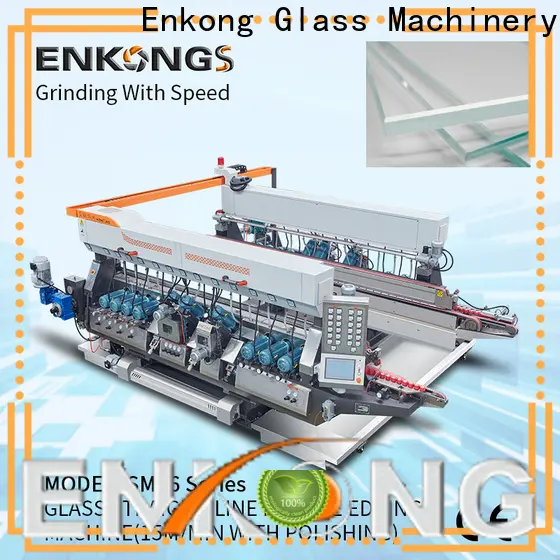Enkong New glass double edging machine factory for photovoltaic panel processing 1