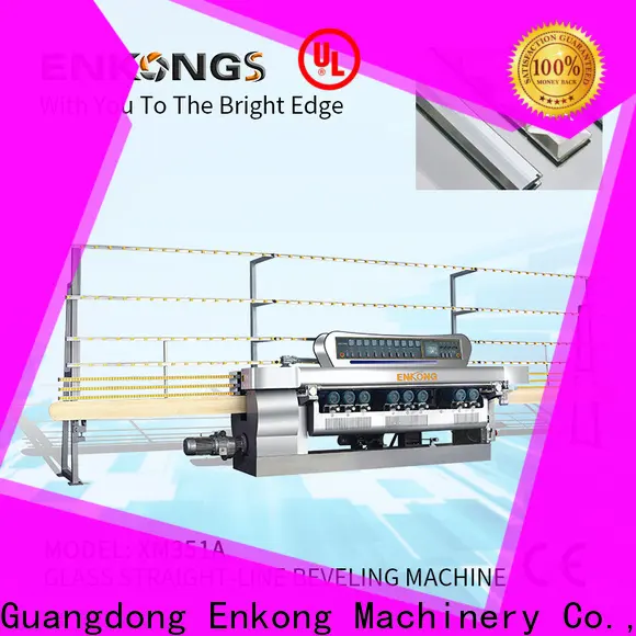 Enkong xm363a small glass beveling machine company for glass processing 1