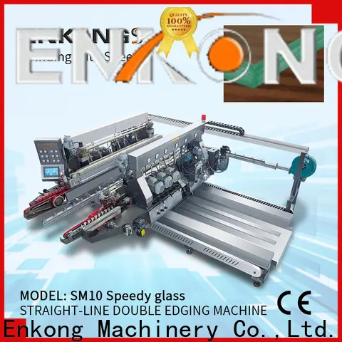 Latest glass double edger machine SM 26 suppliers for round edge processing 1