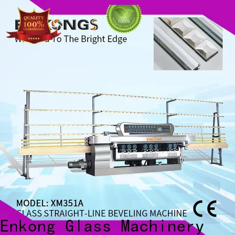 Enkong New glass straight line beveling machine factory for polishing 1