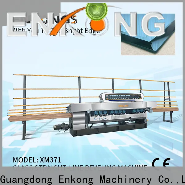 Enkong xm371 glass beveling machine for sale manufacturers for glass processing 1