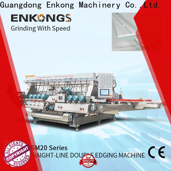 Enkong Latest automatic glass cutting machine supply for round edge processing 1