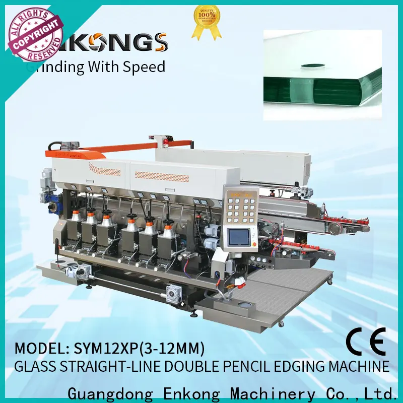 Best glass double edging machine SM 10 supply for round edge processing 1