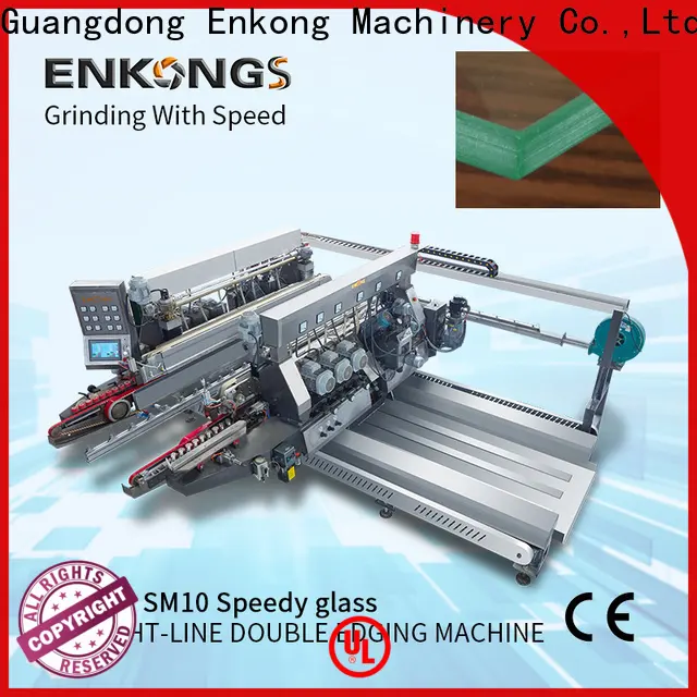 Enkong SM 26 double glass machine suppliers for round edge processing 1