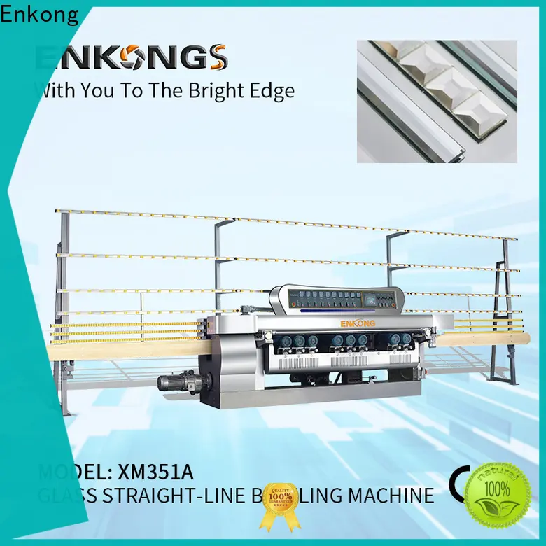 Enkong High-quality glass straight line beveling machine supply for polishing 1