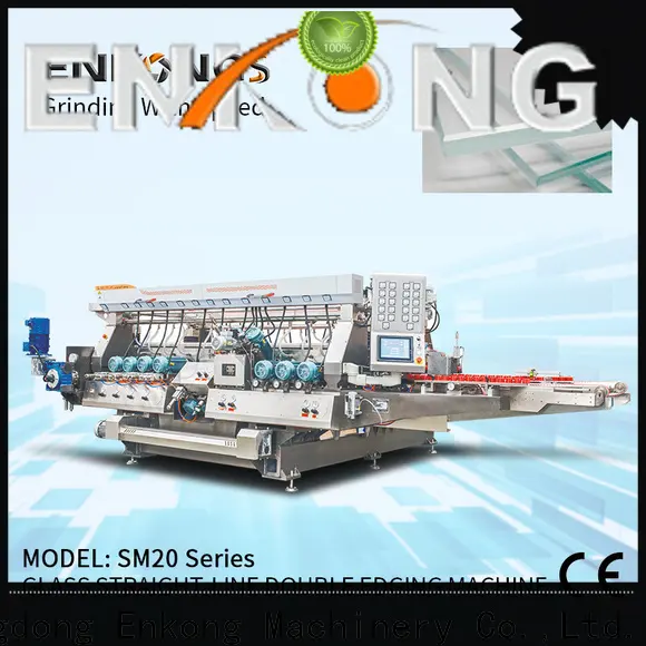 Enkong SM 22 glass double edger machine company for household appliances 1