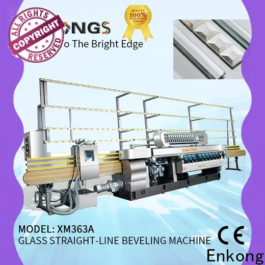 Enkong xm351a beveling machine for glass company for polishing 1