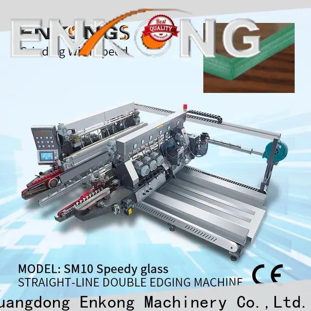 Latest glass double edger machine SM 10 factory for household appliances 1