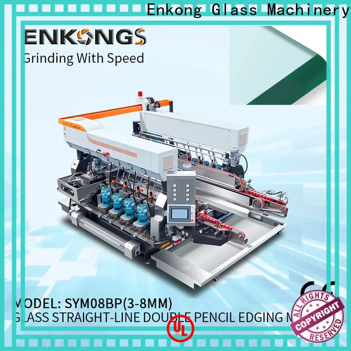 Enkong SM 26 glass double edging machine supply for household appliances 1