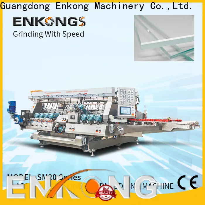 Enkong SM 12/08 double glass machine factory for round edge processing 1