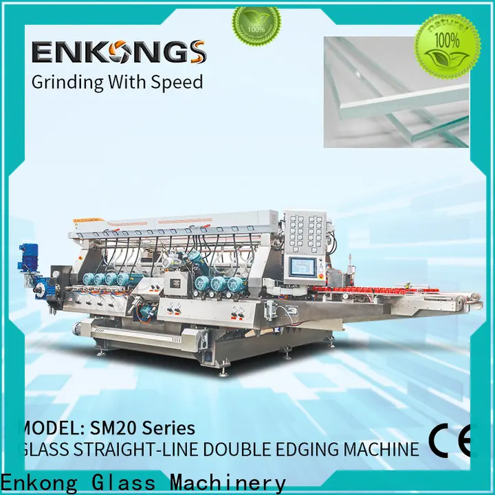 Enkong SM 26 glass double edger for business for photovoltaic panel processing 1