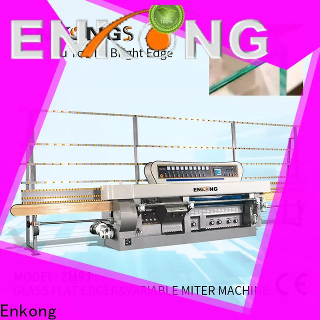 Wholesale glass mitering machine 5 adjustable spindles suppliers for round edge processing 1