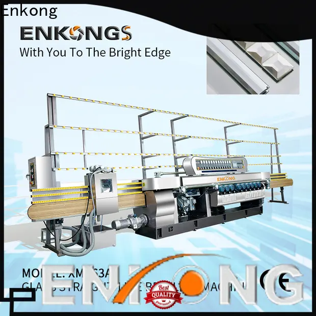 Enkong Custom glass straight line beveling machine suppliers for glass processing 1