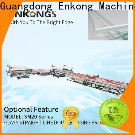 Enkong Top glass double edger machine supply for household appliances 1