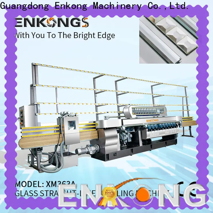 Enkong xm351a small glass beveling machine manufacturers for polishing 1