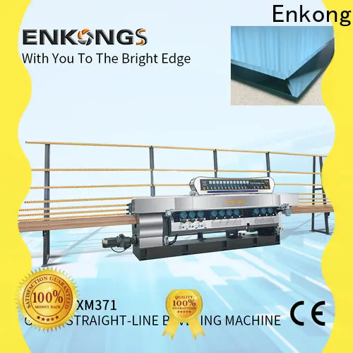 Enkong Latest glass straight line beveling machine factory for glass processing 1