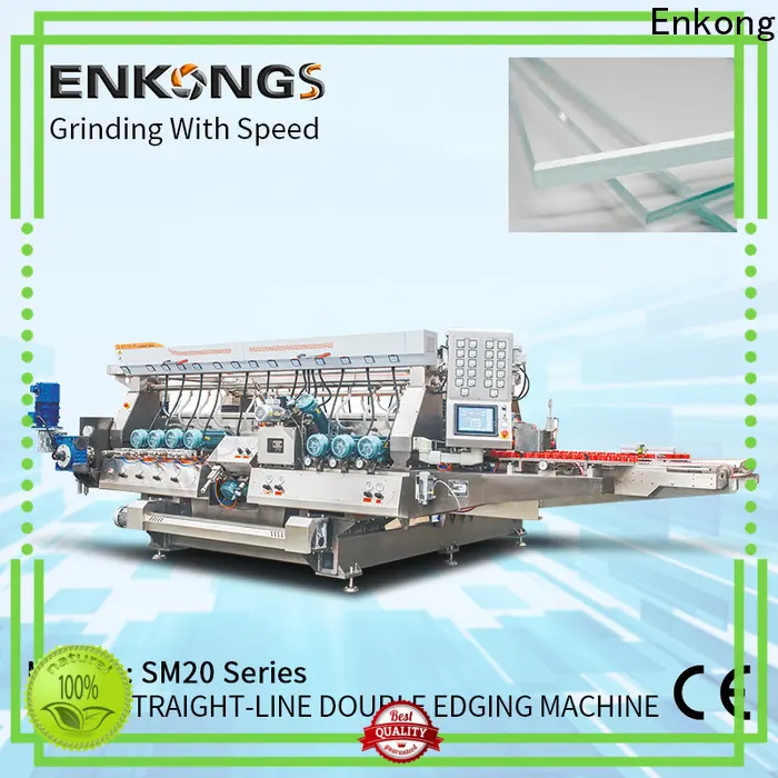 Enkong Top glass double edging machine manufacturers for round edge processing 1