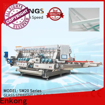 Enkong Top glass double edger supply for round edge processing 1