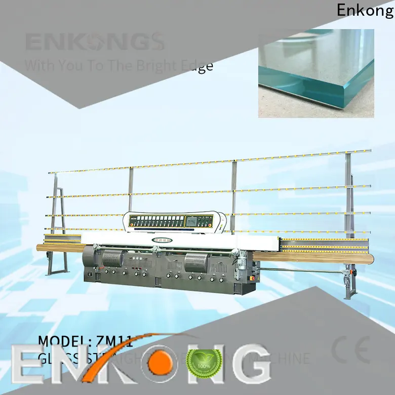 Enkong zm4y glass straight line edging machine price supply for photovoltaic panel processing 1