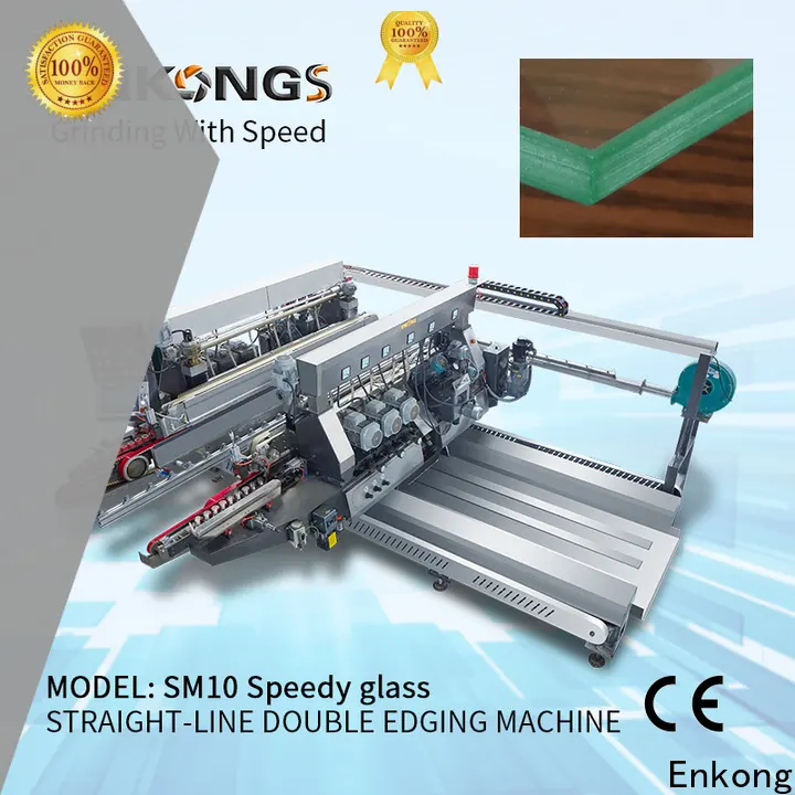 Enkong SM 26 glass double edger company for round edge processing 1