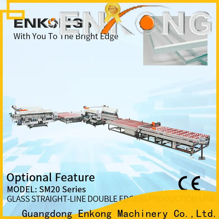 Latest glass double edger SYM08 suppliers for round edge processing 1