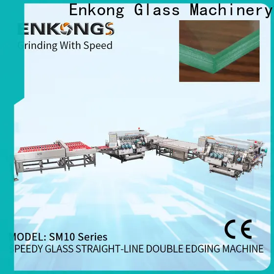 Enkong SM 10 small glass edge polishing machine suppliers for photovoltaic panel processing 1