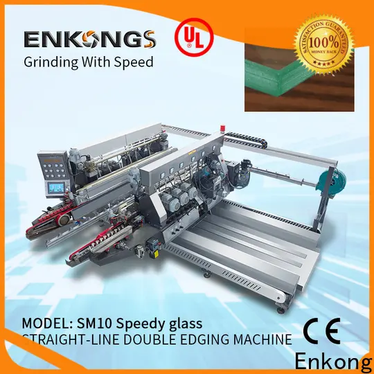 Enkong New small glass edge polishing machine suppliers for round edge processing 1