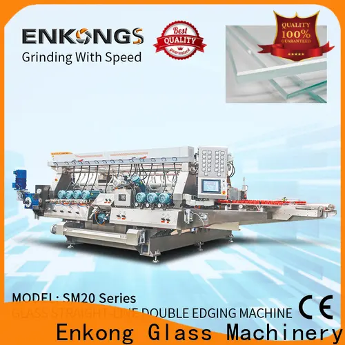 Enkong Latest automatic glass edge polishing machine supply for round edge processing 1