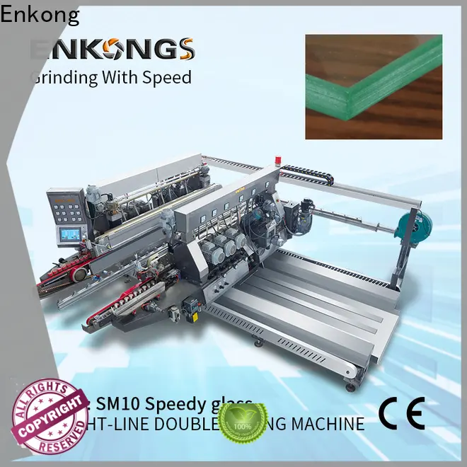 Enkong SM 26 glass double edger machine manufacturers for household appliances 1