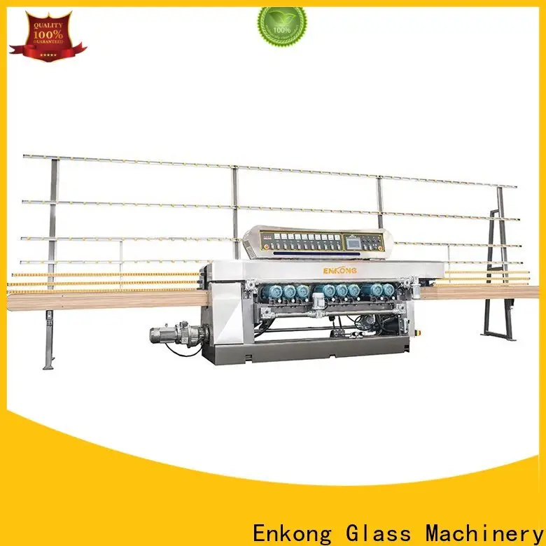 Enkong Custom glass straight line beveling machine supply for polishing 1