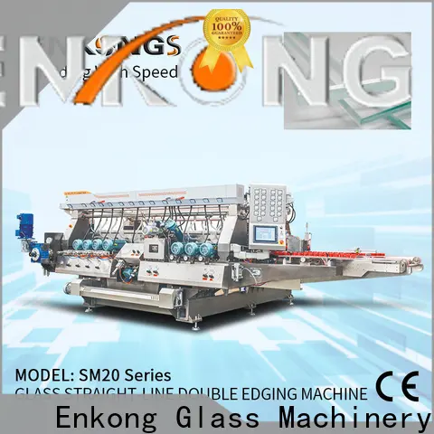 Enkong modularise design automatic glass edge polishing machine factory for household appliances 1