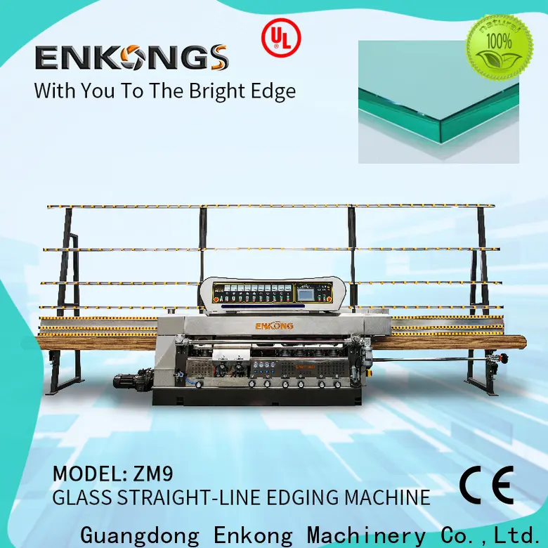 Enkong zm11 portable glass edge polishing machine supply for round edge processing 1