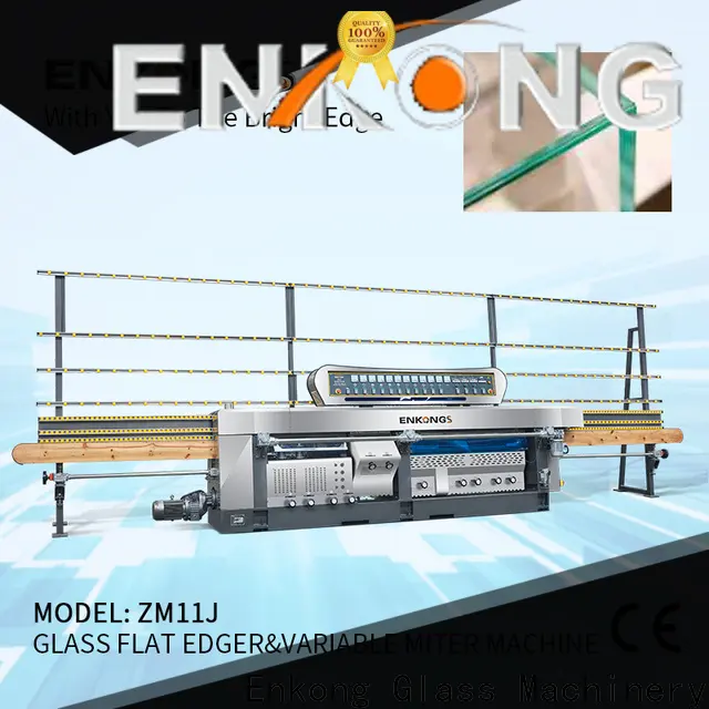 Enkong 60 degree glass mitering machine company for polish 1