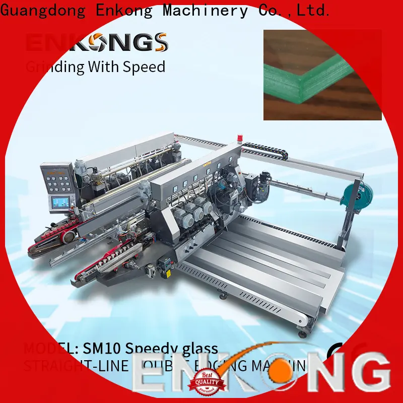 High-quality small glass edge polishing machine straight-line supply for photovoltaic panel processing 1
