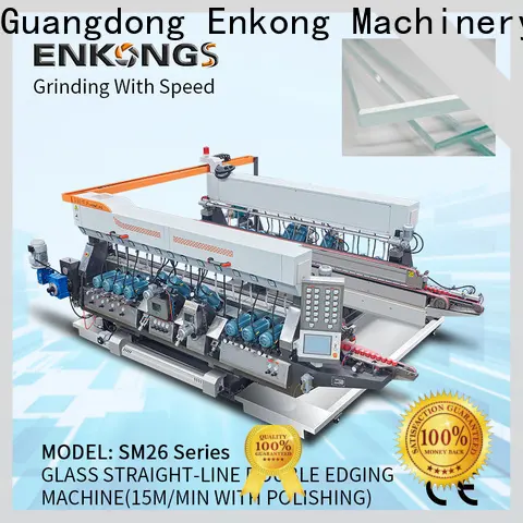 Enkong SYM08 glass double edger machine factory for household appliances 1