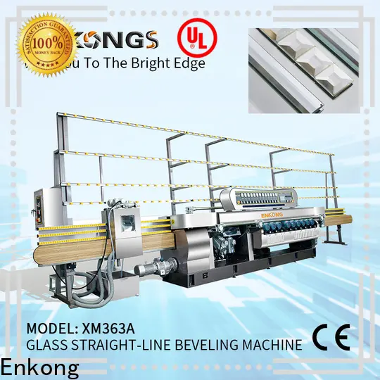 Enkong 10 spindles glass beveling machine for sale for business for polishing 1