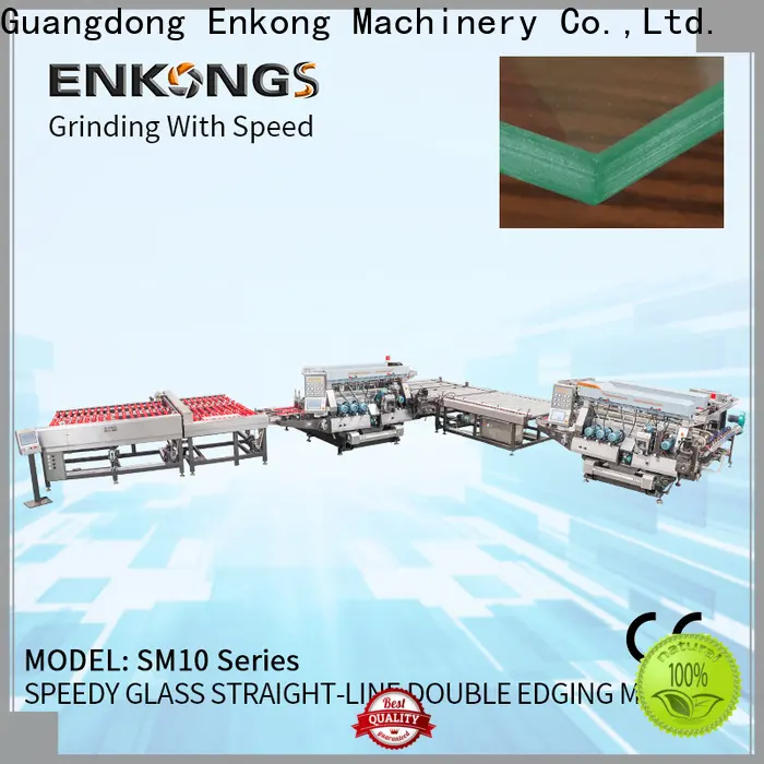 Enkong SM 22 small glass edge polishing machine suppliers for photovoltaic panel processing 1