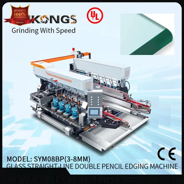 Enkong SYM08 glass double edging machine supply for photovoltaic panel processing 1