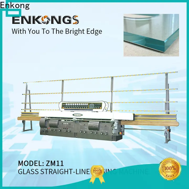 Enkong zm11 glass edge grinding machine suppliers for round edge processing 1