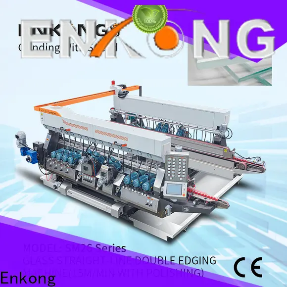 Enkong straight-line glass double edger suppliers for photovoltaic panel processing 1